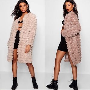 BOOHOO shaggy jacket